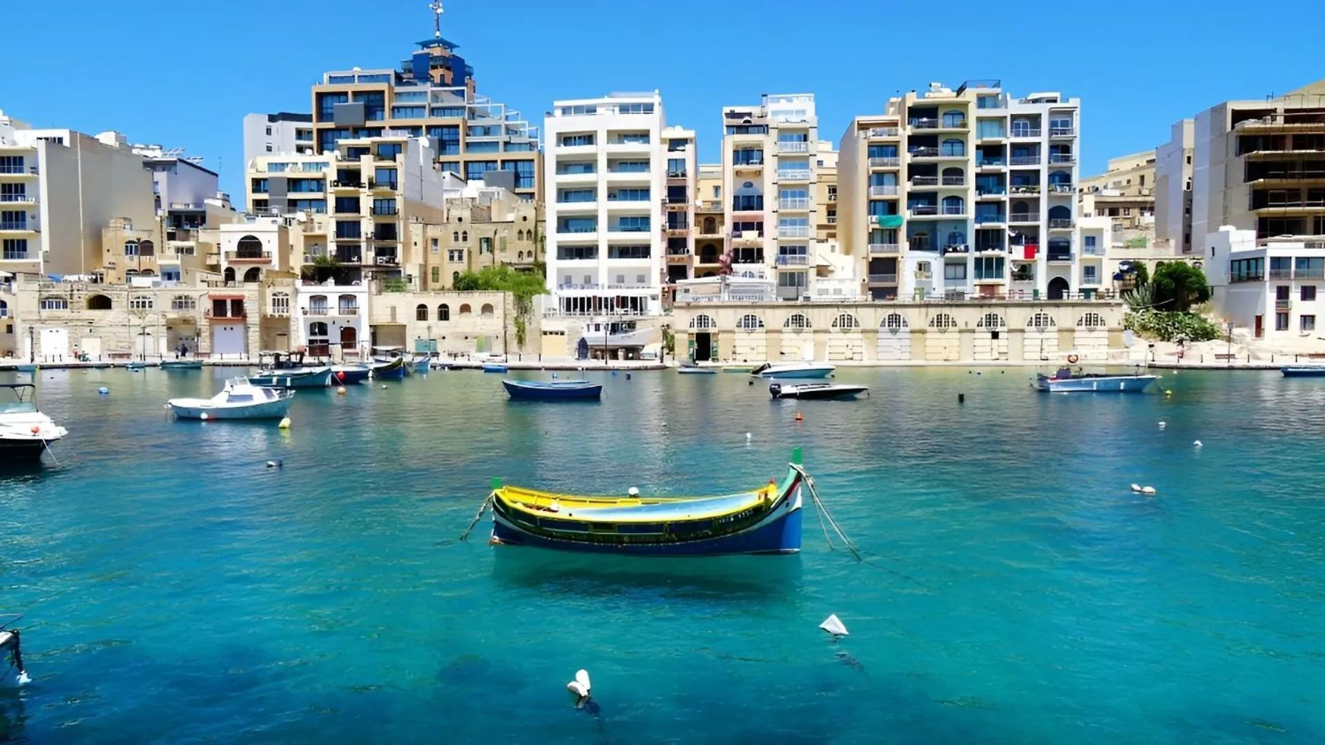 Charming 1Br Penthouse In Gzira Apartment Sliema Malta