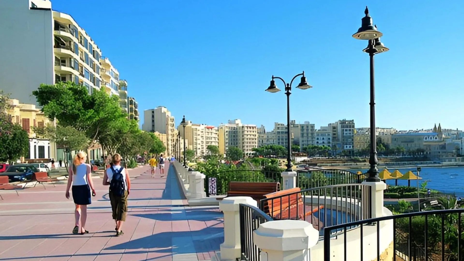 Charming 1Br Penthouse In Gzira Apartment Sliema Malta